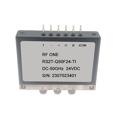 SPDT Switch, Terminated, Failsafe, DC to 50 GHz, 2.4mm, TTL, Indicators