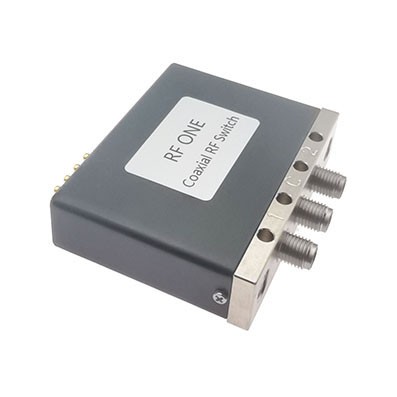 SPDT Switch, Terminated, Latching, DC to 18 GHz, SMA, TTL