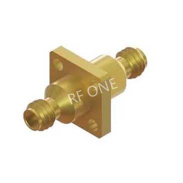 1.0mm Female to 1.0mm Female 4 Hole Flange Adapter 110 GHz VSWR 1.35