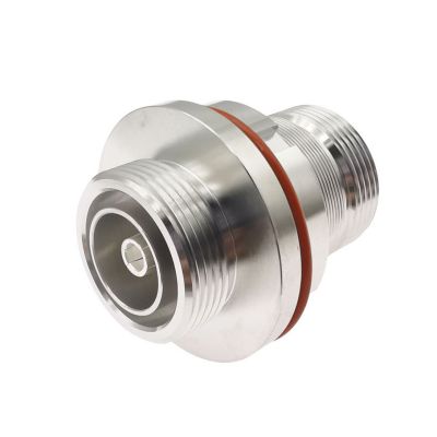 7/16 DIN Female to 7/16 DIN Female Bulkhead Low PIM Adapter