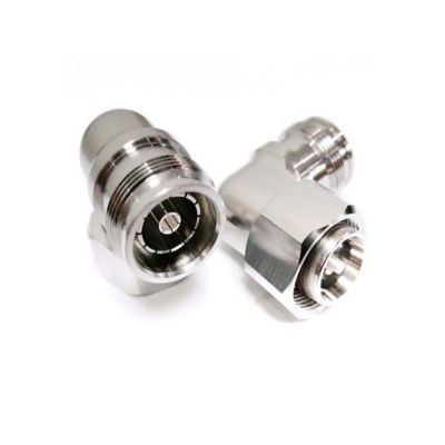 4.3-10 Female to 4.3-10 Male Right Angle Low PIM Adapter