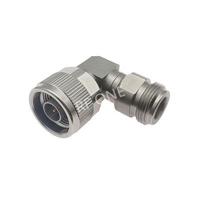 N Male to N Female Right Angle Adapter 18 GHz VSWR 1.2