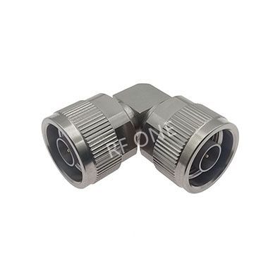 N Male to N Male Right Angle Adapter 18 GHz VSWR 1.2