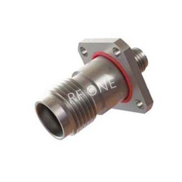SMA Female to TNCA Female 4 Hole Flange Adapter 18 GHz VSWR 1.2
