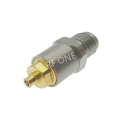 Mini SMP Female to SMA Female Adapter 18 GHz VSWR 1.2