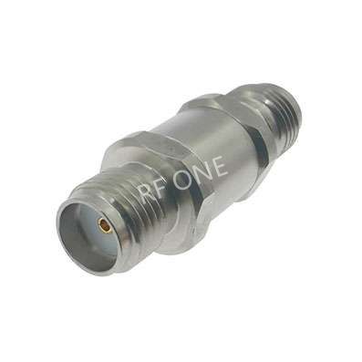 1.85mm Female to SMA Female Adapter 18 GHz VSWR 1.15