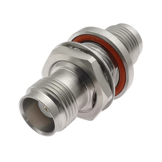 TNCA Female to TNCA Female Bulkhead Adapter 18 GHz VSWR 1.2