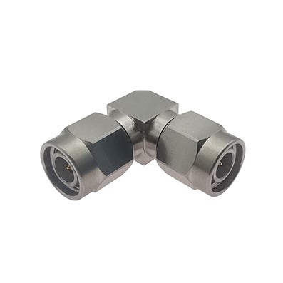 TNCA Male to TNCA Male Right Angle Adapter 18 GHz VSWR 1.25