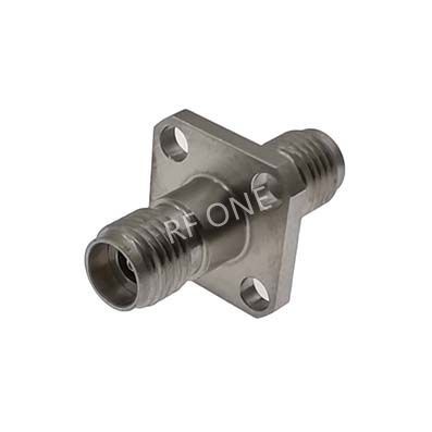 2.92mm Female to 2.92mm Female 4 Hole Flange Adapter 40 GHz VSWR 1.15
