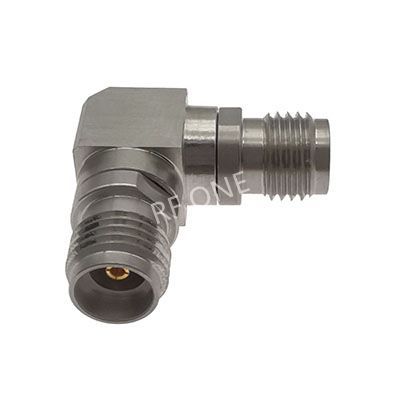 2.92mm Female to 2.92mm Female Right Angle Adapter 40 GHz VSWR 1.25