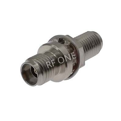 2.92mm Female to 2.92mm Female Bulkhead Adapter 40 GHz VSWR 1.15