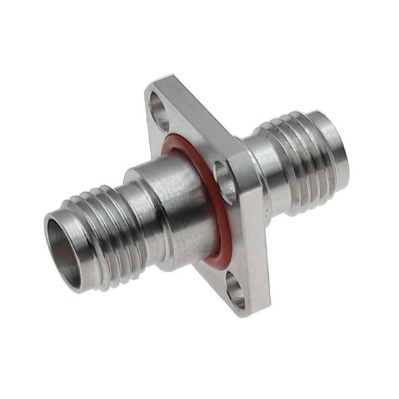 2.92mm Female to 2.92mm Female 4 Hole Flange Adapter 40 GHz VSWR 1.2