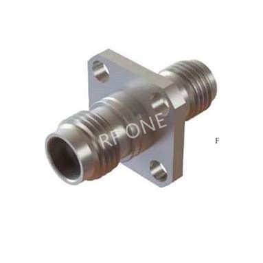 2.4mm Female to 2.92mm Female 4 Hole Flange Adapter 40 GHz VSWR 1.2