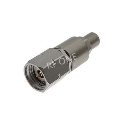 Mini SMP Male to 2.4mm Male Adapter 40 GHz VSWR 1.3