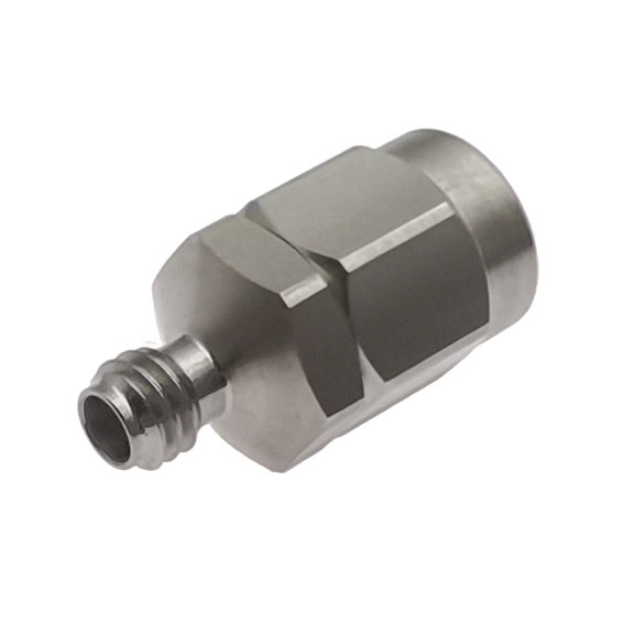 1.0mm Female to 2.92mm Male Adapter 40 GHz VSWR 1.15