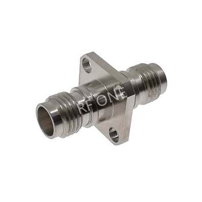 2.4mm Female to 2.4mm Female 4 Hole Flange Adapter 50 GHz VSWR 1.2