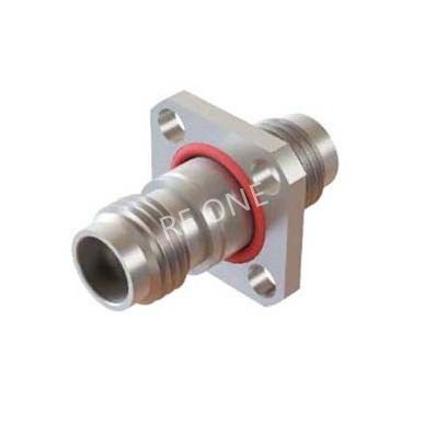 2.4mm Female to 2.4mm Female 4 Hole Flange Adapter 50 GHz VSWR 1.2