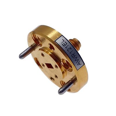 WR12 to 1.0mm Female Waveguide to Coax Adapter, 60.5-91.9 GHz, End Launch, UG387/U Flange