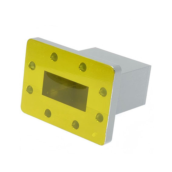 WR137 to SMA Female Waveguide to Coax Adapter, 5.38-8.17GHz, UDR70 Flange, End Launch