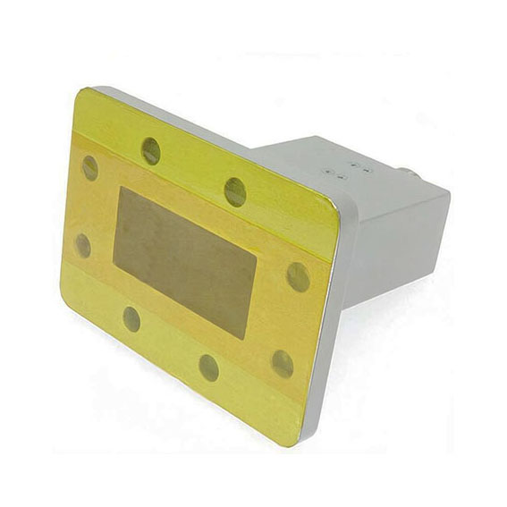 WR187 to SMA Female Waveguide to Coax Adapter, 3.94-5.99GHz, UDR48 Flange, End Launch