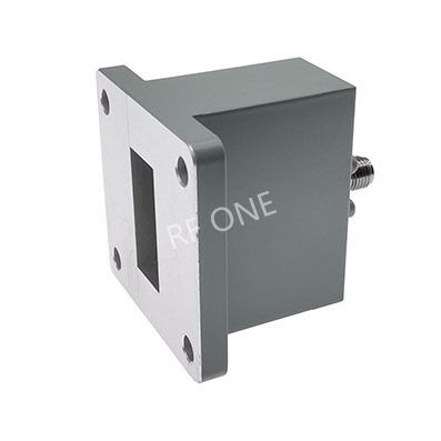 WR62 to 2.92mm Female Waveguide to Coax Adapter, 11.9-18 GHz, End Launch, UBR140 Flange