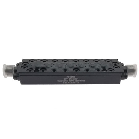 7800-8550 MHz SMA Female Band Pass Filter