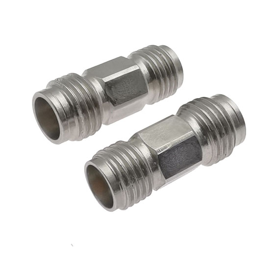 2.4mm Female to 2.92mm Female Inner DC Block, 0.01-40 GHz, 60 Volts