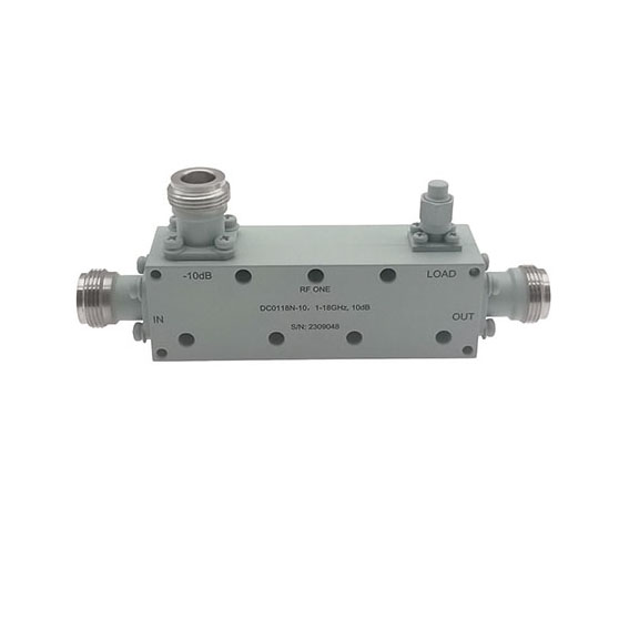 10 dB N Directional Coupler 1-18 GHz