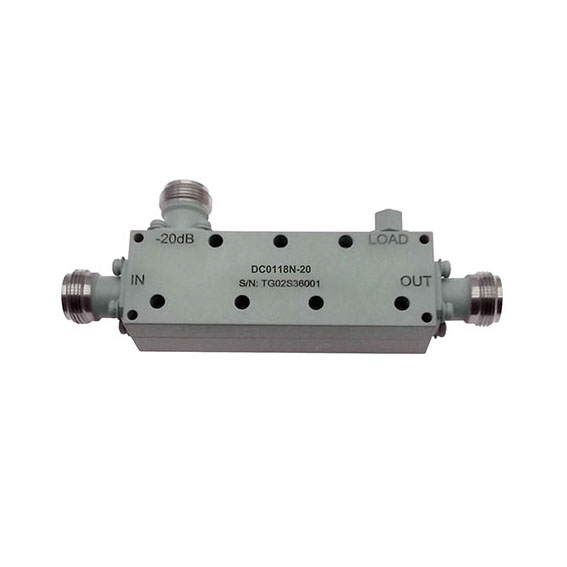 20 dB N Directional Coupler 1-18 GHz