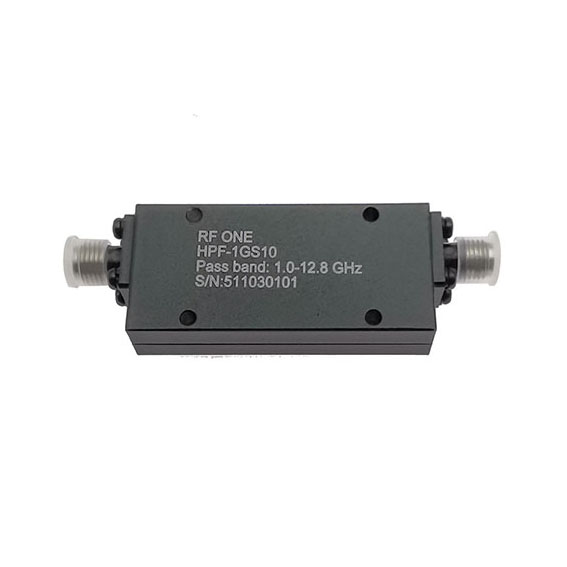 1-12.8 GHz SMA Female High Pass Filter