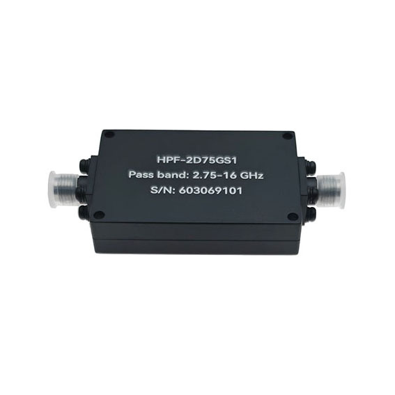 2.75-16 GHz SMA Female High Pass Filter