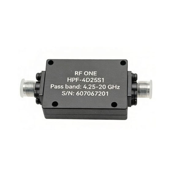 4.25-20 GHz SMA Female High Pass Filter