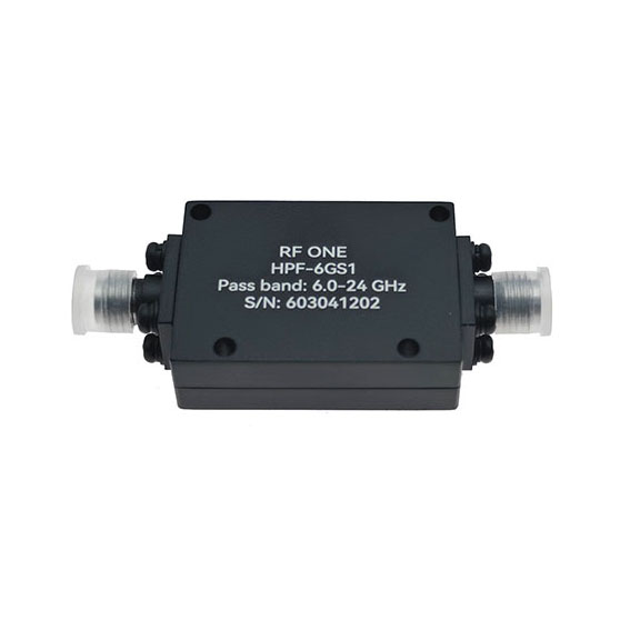 6-24 GHz SMA Female High Pass Filter