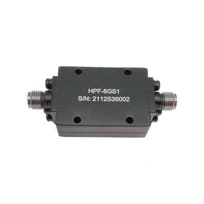 8-25 GHz SMA Female High Pass Filter