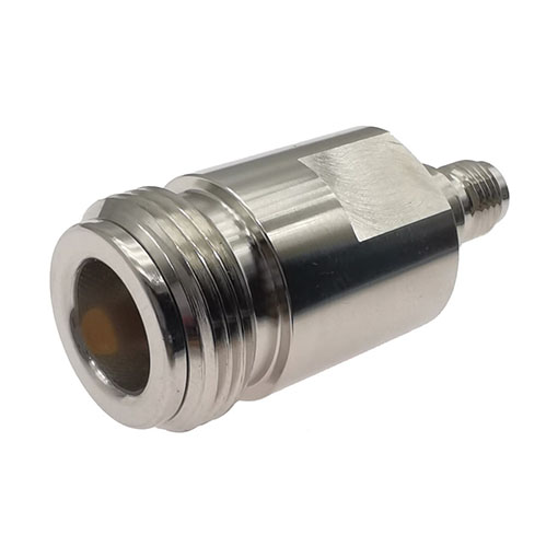 N Female to SMA Female Straight Adapter, 18GHz, VSWR 1.2