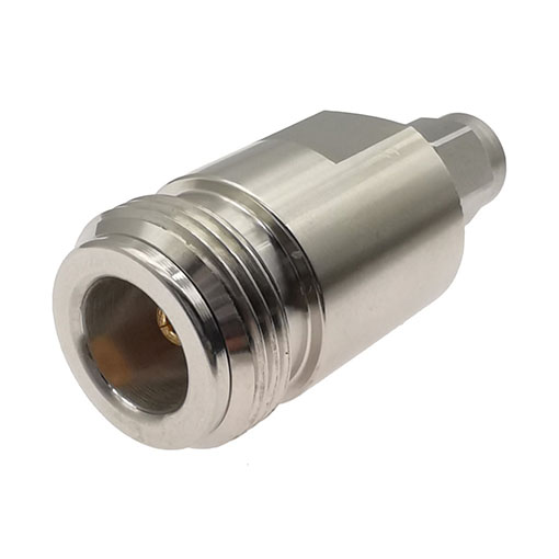 N Female to SMA Male Straight Adapter, 18GHz, VSWR 1.2
