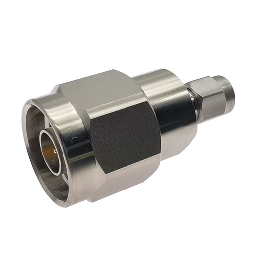 N Male to SMA Male Straight Adapter, 18GHz, VSWR 1.2