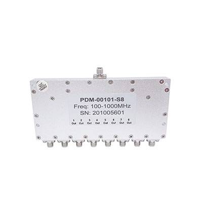 8 Way SMA Power Divider 100-1000 MHz