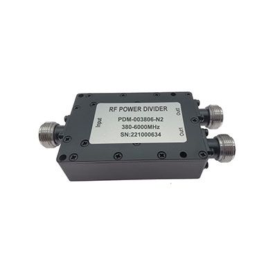 2 Way N Power Divider 0.38-6 GHz