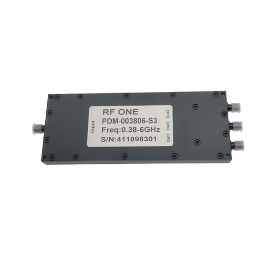 3 Way SMA Power Divider 0.38-6 GHz
