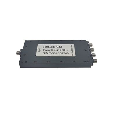 4 Way SMA Power Divider 0.4-7.2 GHz
