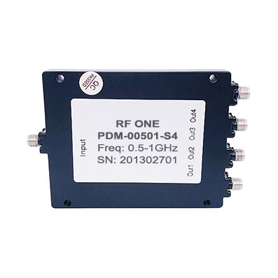 4 Way SMA Power Divider 0.5-1 GHz