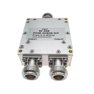2 Way N Power Divider 0.5-6 GHz