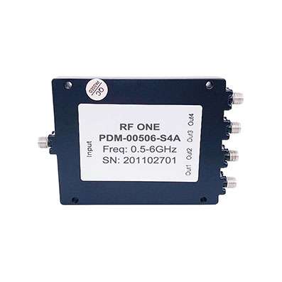 4 Way SMA Power Divider 0.5-6 GHz