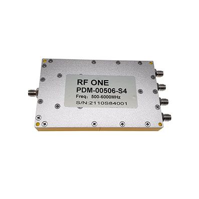 4 Way SMA Power Divider 0.5-6 GHz