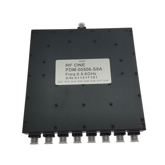 8 Way SMA Power Divider 0.5-6 GHz