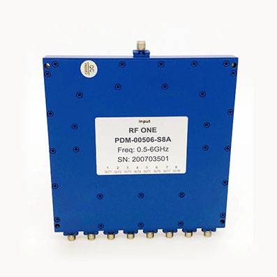 8 Way SMA Power Divider 0.5-6 GHz