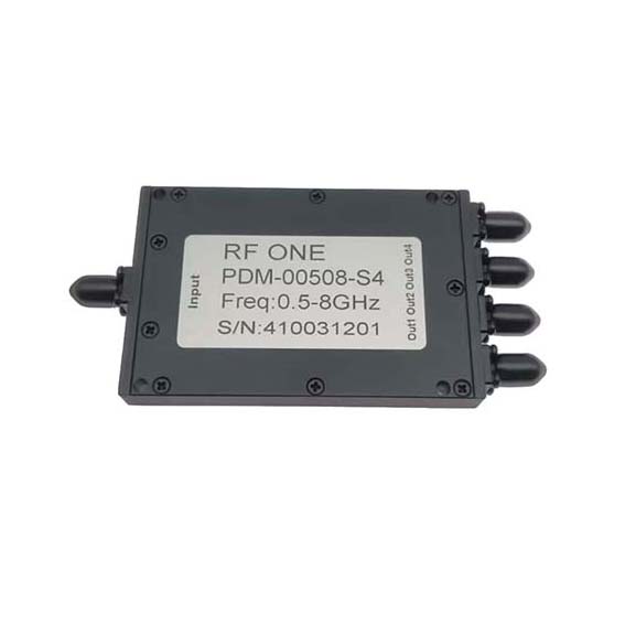 4 Way SMA Power Divider 0.5-8 GHz