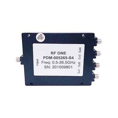 4 Way SMA Power Divider 0.5-26.5 GHz