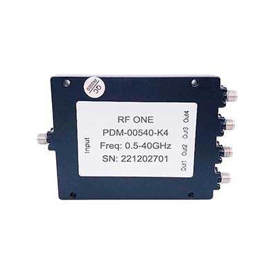 4 Way 2.92mm Power Divider 0.5-40 GHz